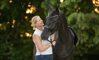 Gundula und ihr Pferd Donkor