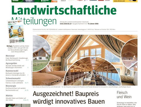 Landwirtschaftliche Mitteilungen Baupreis